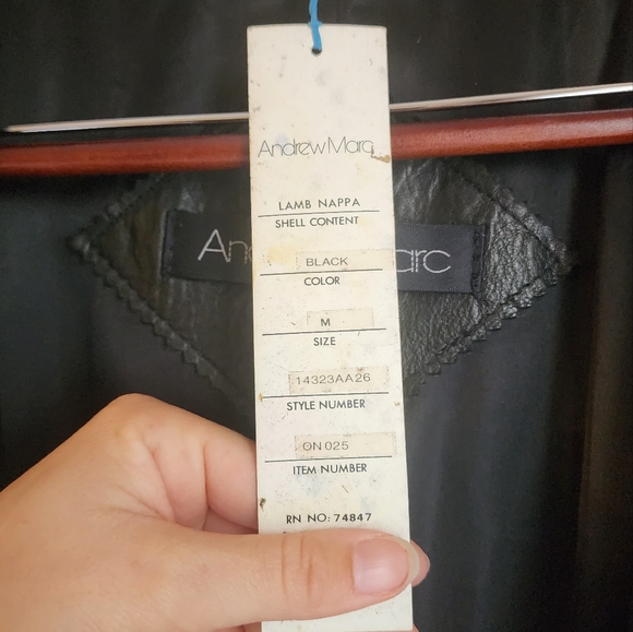 Andrew Marc Leather Heavy Full Length Trench Coat Men Size M - Picture 6 of 12